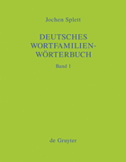 Deutsches Wortfamilienw&ouml;rterbuch
