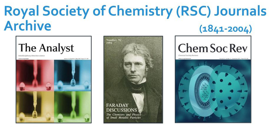 RSC Journals Archive 1841-2004
