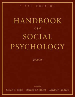 Handbook of Social Psychology, 5th Edition