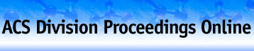 ACS Division Proceedings Online