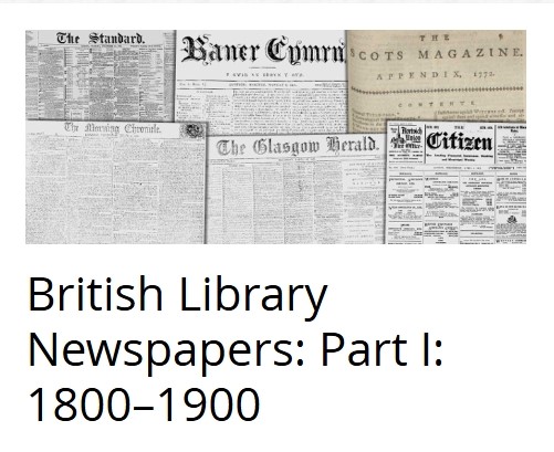 British Library Newspapers, 1600-1950: Part I: 1800-1900 - 19th Century British Library Newspapers Part I