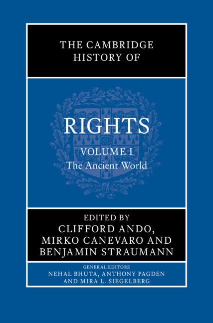 Cambridge Histories Online (CHO): The Cambridge History of Rights