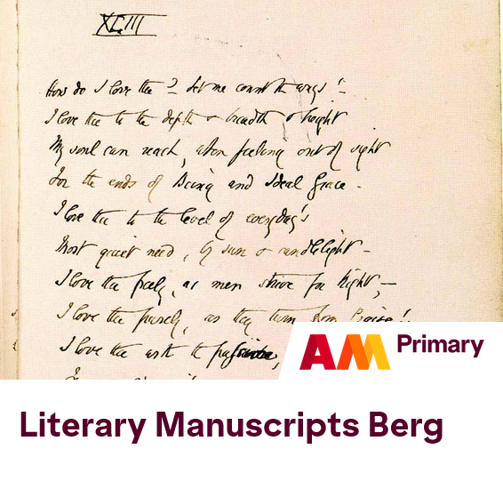 Literary Manuscripts (Berg)