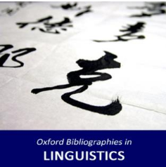Oxford Bibliographies Online (OBO): Linguistics