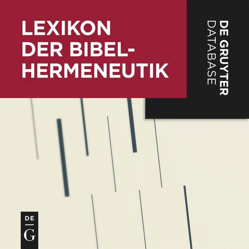 Lexikon der Bibelhermeneutik