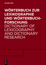 W&ouml;rterbuch zur Lexikographie und W&ouml;rterbuchforschung