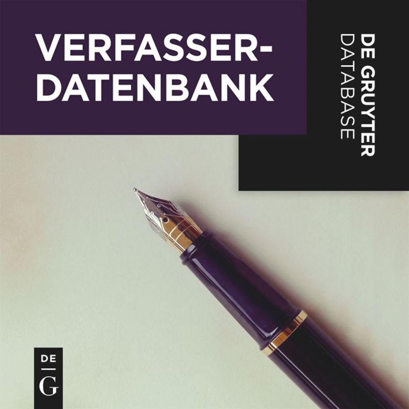 Verfasser-Datenbank Online