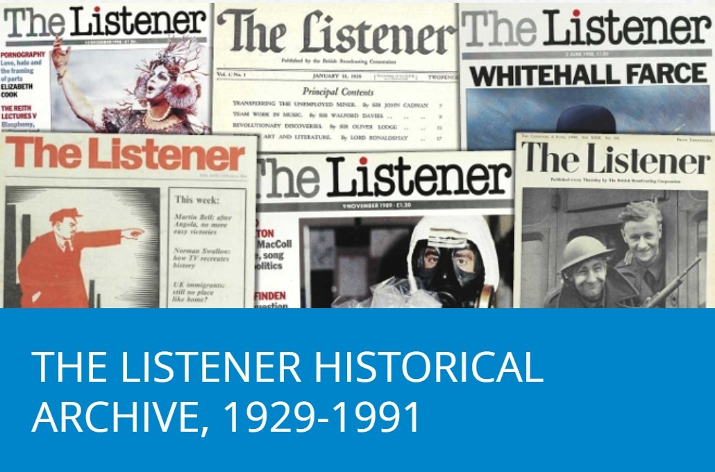 The Listener Historical Archive, 1929-1991