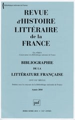 Konsortium Bibliographie de la litt&eacute;rature fran&ccedil;aise en ligne (BLF)
