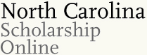 North Carolina Scholarship Online