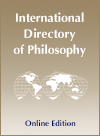 International Directory of Philosophy and Philosophers