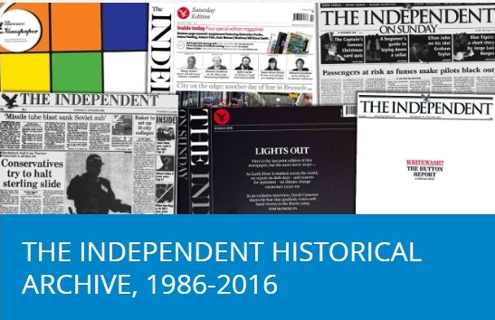 The Independent Digital Archive, 1986-2012