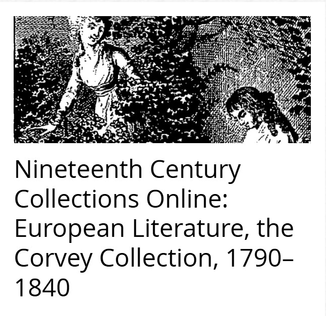 European Literature, 1790-1840: The Corvey Collection