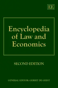 Encyclopedia of Law and Economics, Second Edition