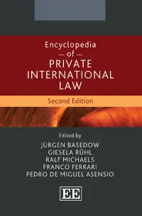 Encyclopedia of Private International Law, Second Edition