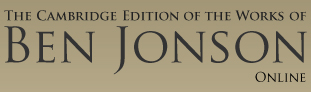 The Cambridge Edition of the Works of Ben Jonson Online