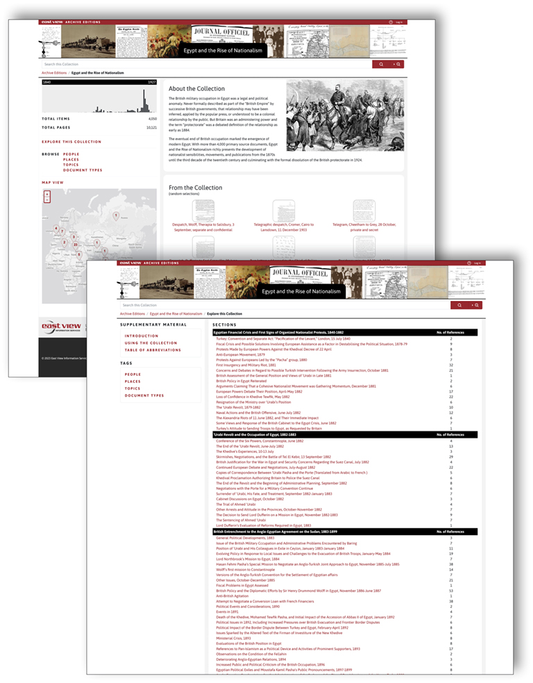 East View Archive Editions Online (ehemals: Cambridge Archive Editions Online)