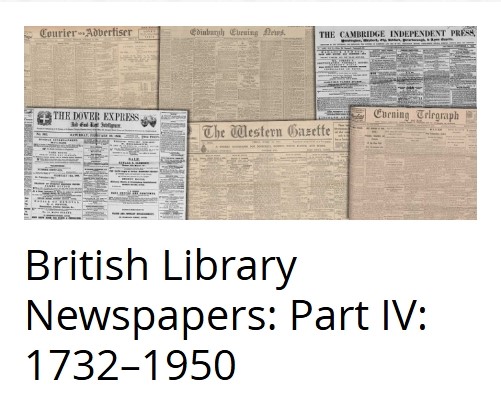British Newspapers, 1600-1950: Part IV: 1780-1950