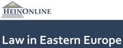 Law in Eastern Europe (Book Series)