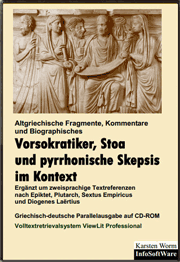 Vorsokratiker, Stoa und Skepsis im Kontext