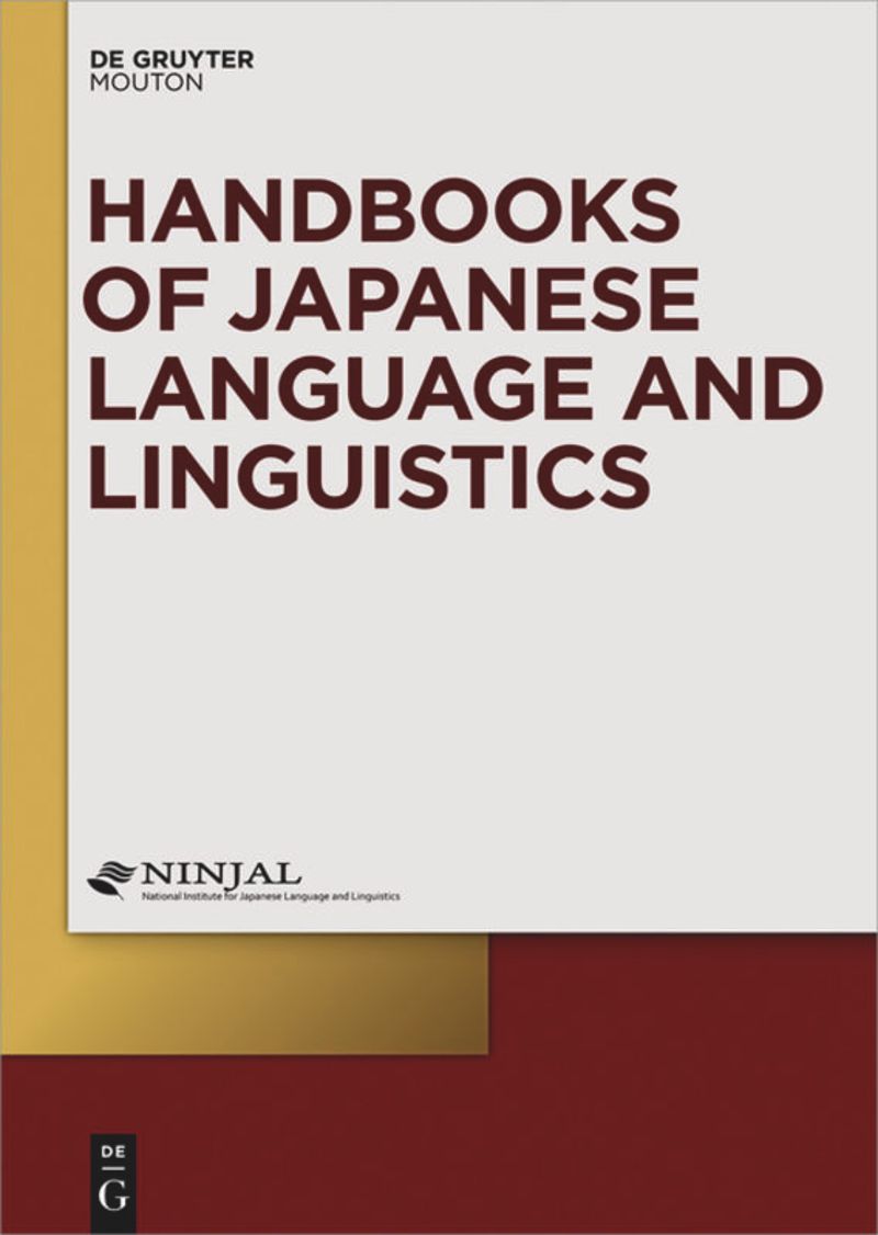 Handbooks of Japanese Language and Linguistics (HJLL)