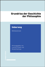 Grundriss der Geschichte der Philosophie Online ("Ueberweg")