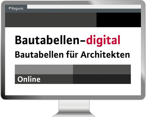 Bautabellen-digital - Bautabellen f&uuml;r Architekten