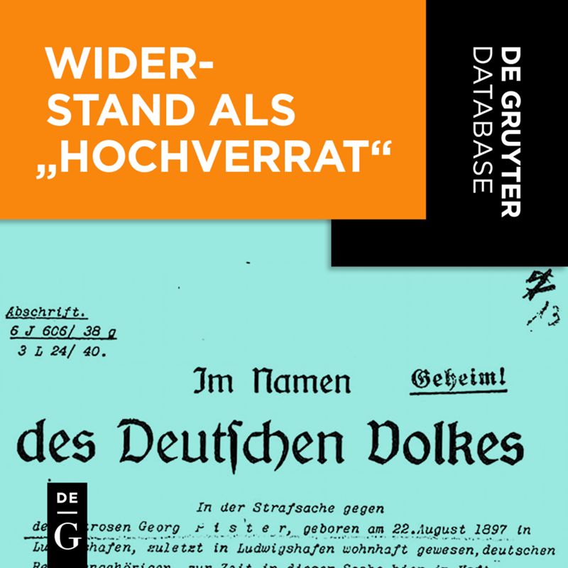 Widerstand als „Hochverrat“