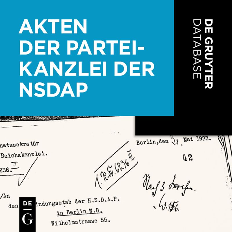 Akten der Partei-Kanzlei der NSDAP