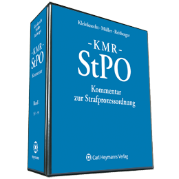 KMR - Kommentar zur Strafprozessordnung