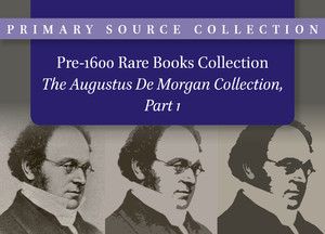The Augustus De Morgan Collection, Part 1
