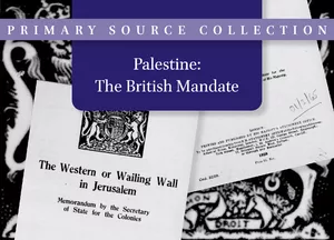 Palestine: The British Mandate 19171948