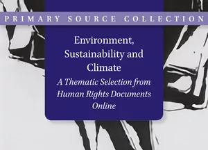 Environment, Sustainability and Climate