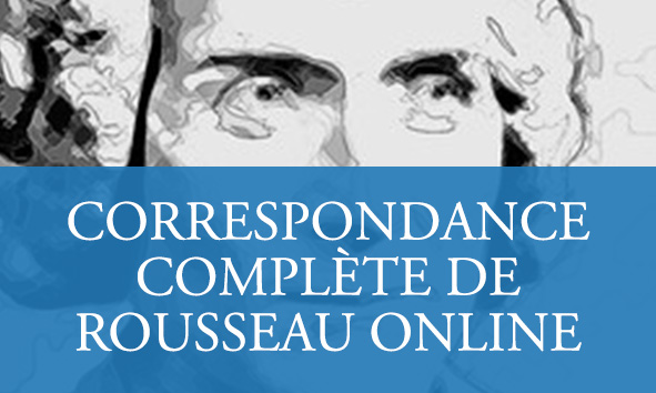 Correspondance compl&egrave;te de Rousseau online