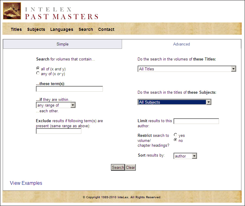 InteLex Past Masters_Screenshot